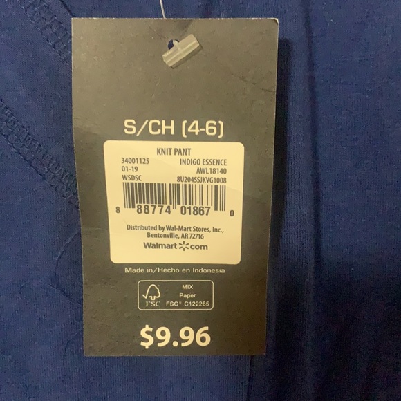 Navy knit pants - Picture 2 of 6